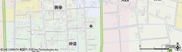 佐賀県杵島郡白石町沖清1628周辺の地図