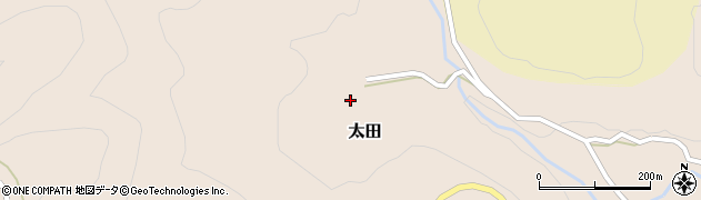 大分県大分市太田696周辺の地図