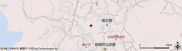 長崎県佐世保市船越町周辺の地図