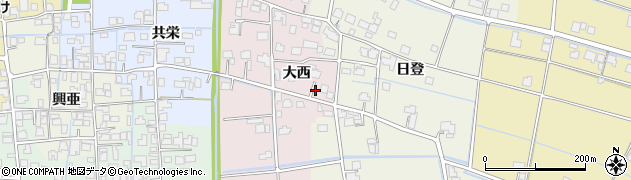 佐賀県杵島郡白石町大西3072周辺の地図