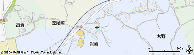 大分県臼杵市岩崎1030周辺の地図