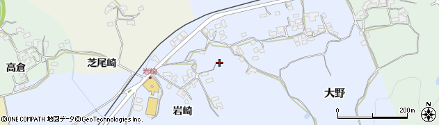 大分県臼杵市岩崎1104周辺の地図