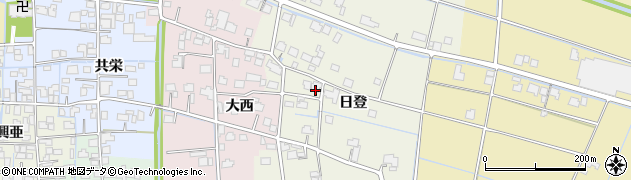 佐賀県白石町（杵島郡）日登周辺の地図