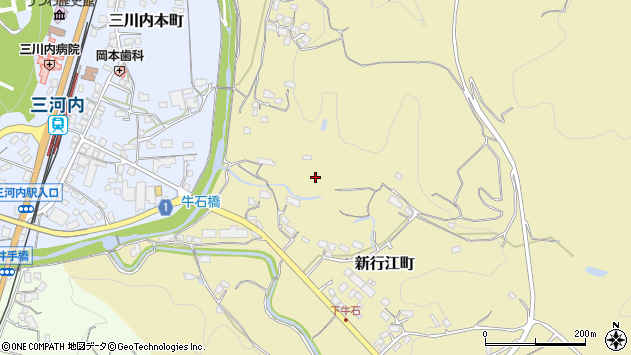 〒859-3152 長崎県佐世保市新行江町の地図