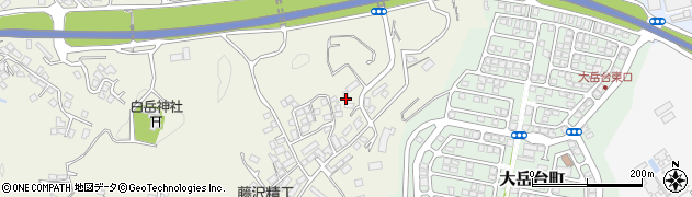 長崎県佐世保市白岳町1428周辺の地図