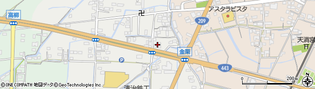 ドコモショップみやま店周辺の地図