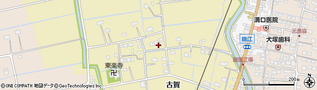 佐賀県白石町（杵島郡）古賀周辺の地図