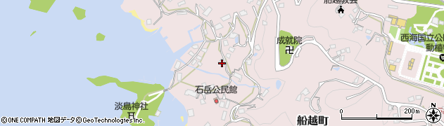 長崎県佐世保市船越町107周辺の地図