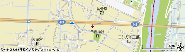 福岡県柳川市三橋町棚町周辺の地図