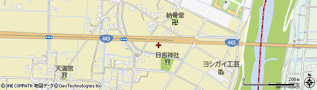 福岡県柳川市三橋町棚町周辺の地図