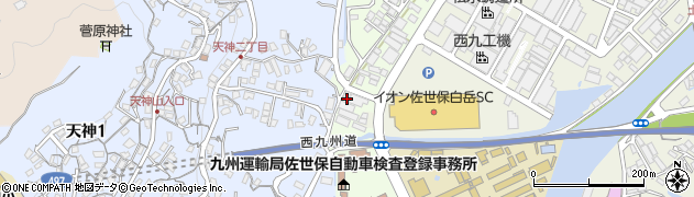 長崎県佐世保市大和町119周辺の地図
