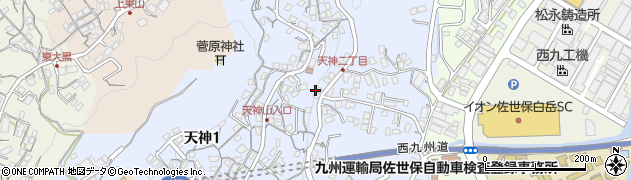 株式会社三和技研佐世保支店周辺の地図