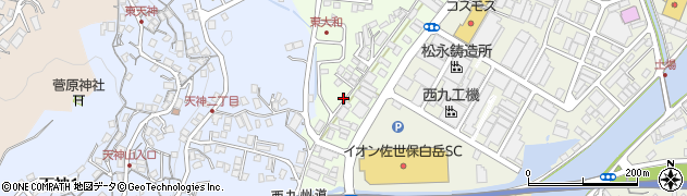 長崎県佐世保市大和町126周辺の地図