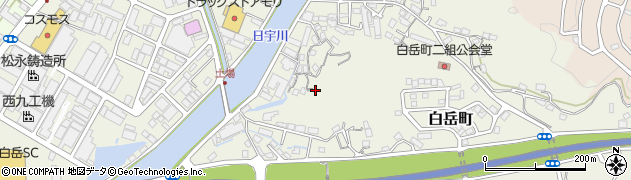 長崎県佐世保市白岳町641周辺の地図