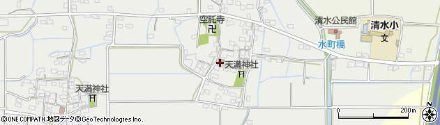 朝日公民館周辺の地図