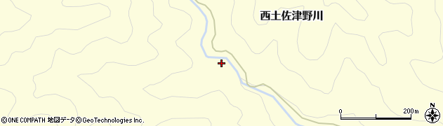 高知県立中村高等学校　西土佐分校寄宿舎周辺の地図
