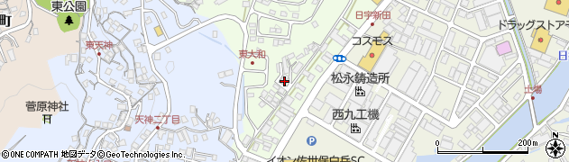 長崎県佐世保市大和町106周辺の地図