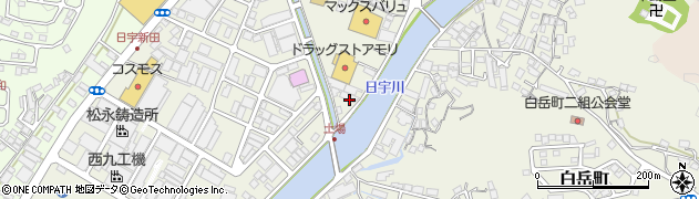 長崎県佐世保市白岳町123周辺の地図