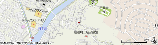 長崎県佐世保市白岳町426周辺の地図
