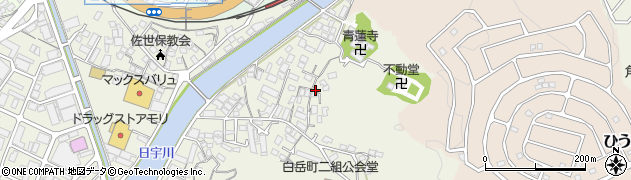 長崎県佐世保市白岳町397周辺の地図