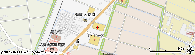 ホームセンターユートク有明店周辺の地図