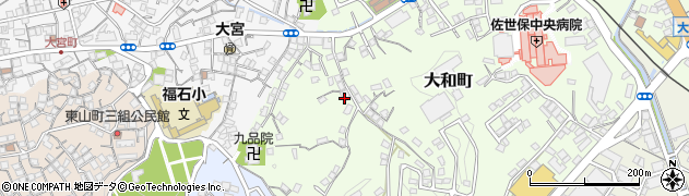 長崎県佐世保市大和町221周辺の地図