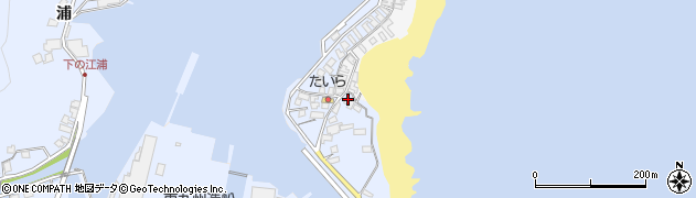 大分県臼杵市大間周辺の地図