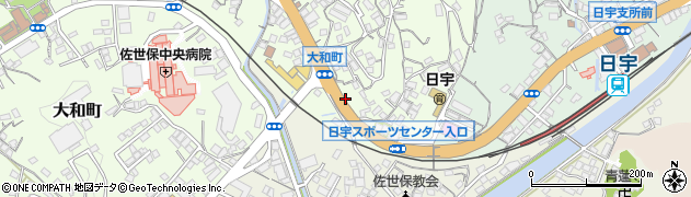 長崎県佐世保市大和町607周辺の地図