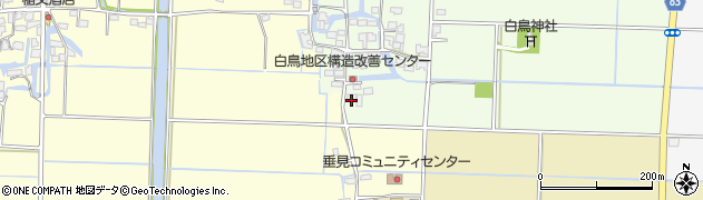 福岡県柳川市三橋町白鳥113周辺の地図