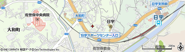 長崎県佐世保市大和町597周辺の地図