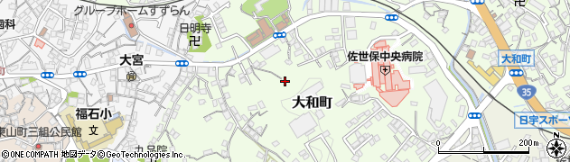長崎県佐世保市大和町323周辺の地図