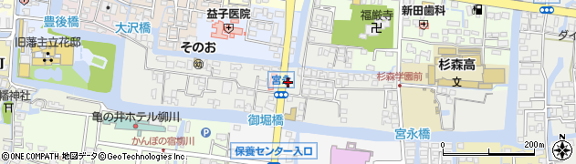福岡県柳川市宮永町27周辺の地図