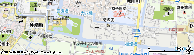 福岡県柳川市宮永町42周辺の地図