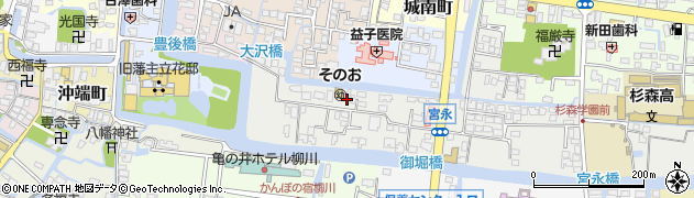 福岡県柳川市宮永町40周辺の地図