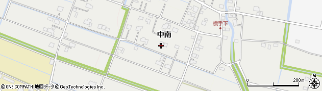 佐賀県杵島郡白石町中南周辺の地図