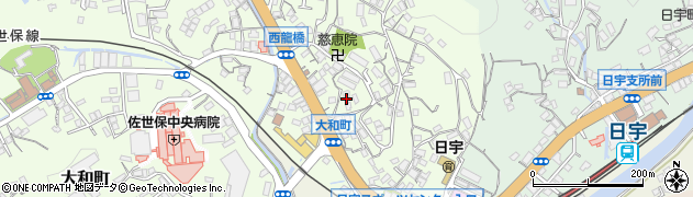 長崎県佐世保市大和町658周辺の地図