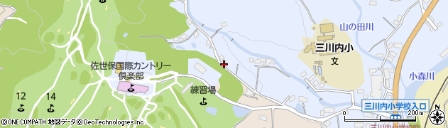 長崎県佐世保市口の尾町1601周辺の地図