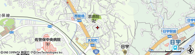 長崎県佐世保市大和町671周辺の地図