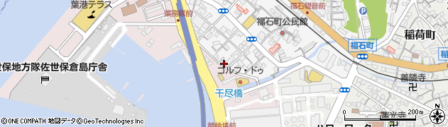 長崎県佐世保市福石町周辺の地図