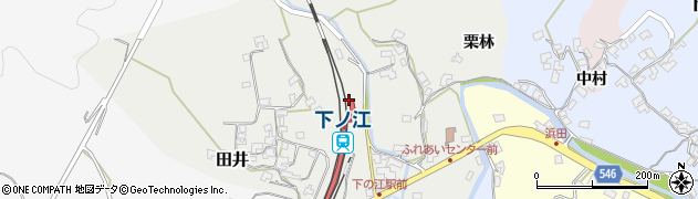 大分県臼杵市周辺の地図