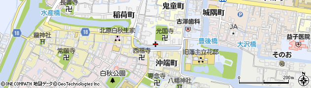 万榮堂周辺の地図