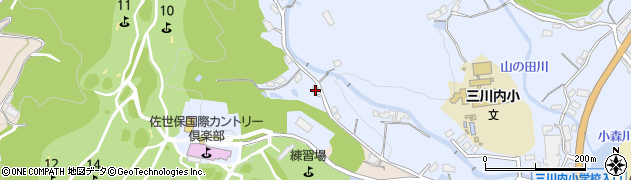 長崎県佐世保市口の尾町1610周辺の地図