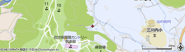 長崎県佐世保市口の尾町1659周辺の地図