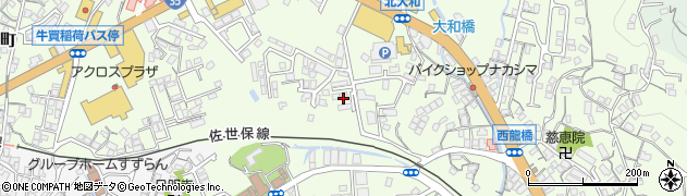 長崎県佐世保市大和町855周辺の地図