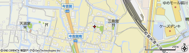 福岡県柳川市三橋町今古賀周辺の地図