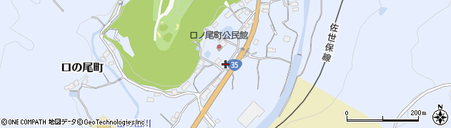 長崎県佐世保市口の尾町263周辺の地図