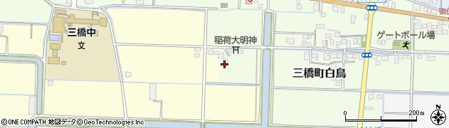 福岡県柳川市三橋町白鳥538周辺の地図