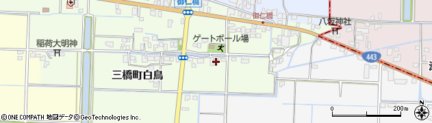 福岡県柳川市三橋町白鳥303周辺の地図