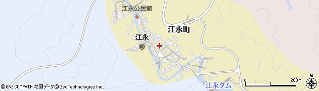 長崎県佐世保市江永町周辺の地図