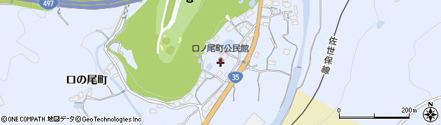 長崎県佐世保市口の尾町251周辺の地図
